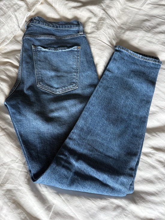 Agolde Denim - Agolde Classic Straight-Leg Jeans in Washed Blue